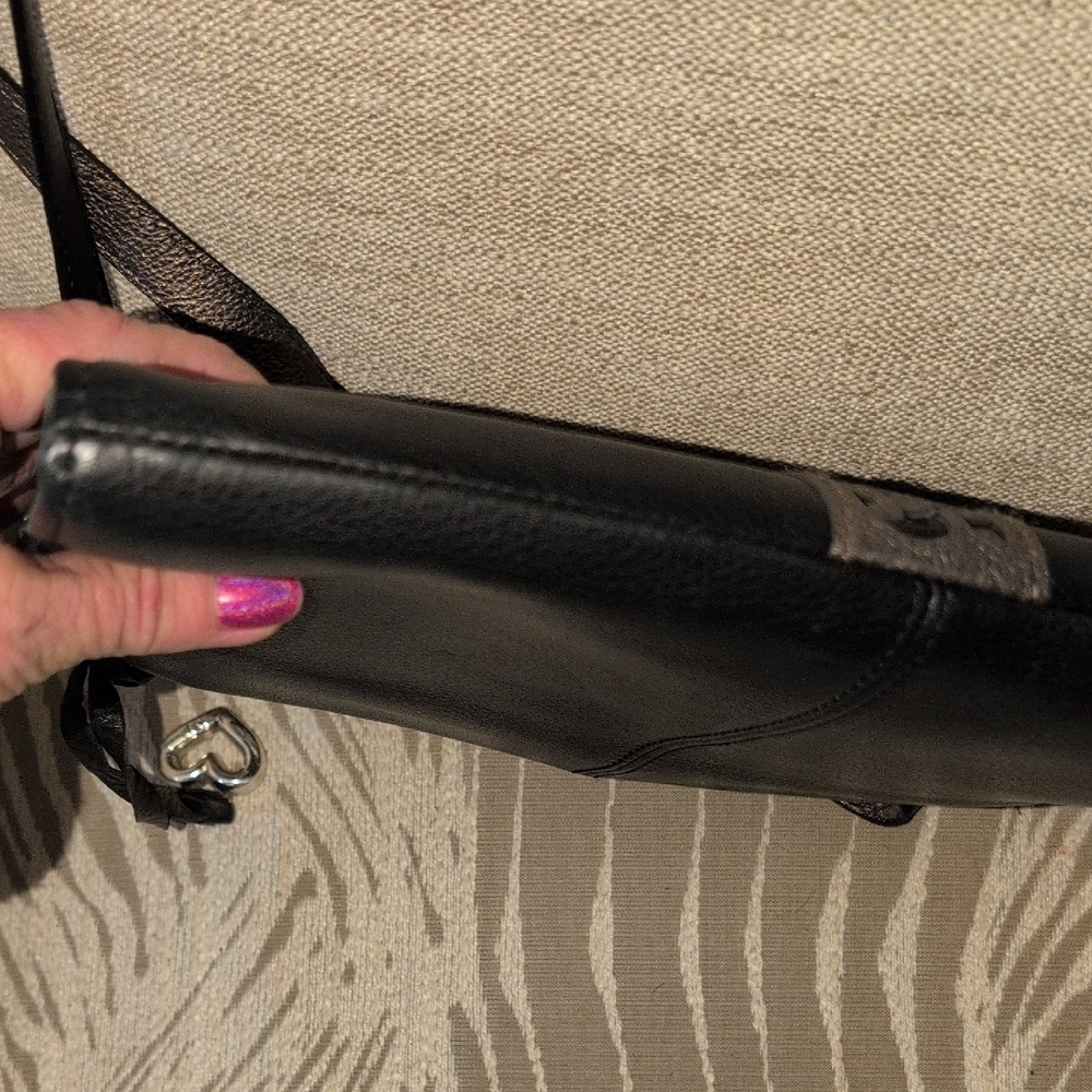 Brighton Black and Silver Crossbody Bag - Picture 8 of 15